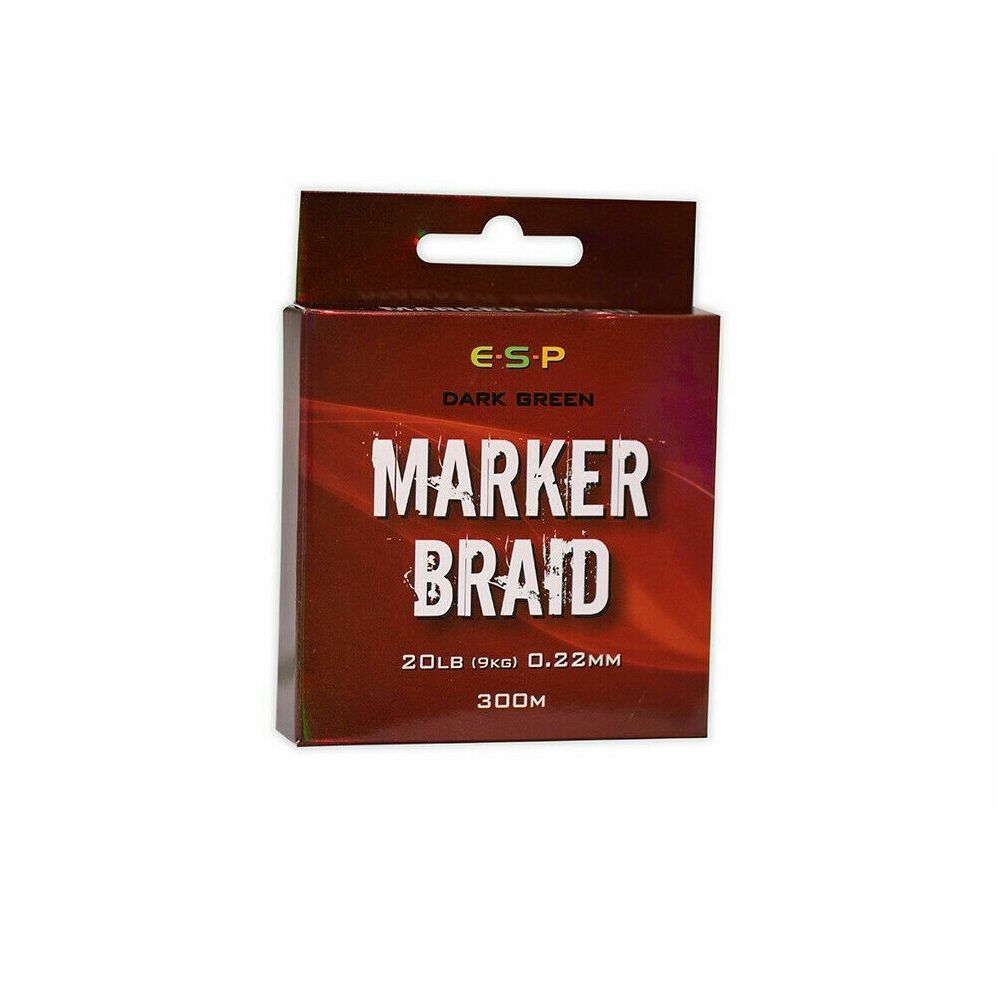 ESP Marker Braid Dark Green 20lb, 0.22mm 300m