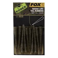 Fox Edges Naked line Tail Rubbers Size 10 Camo