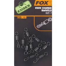Fox Edges Kwik Change Swivels Size 7