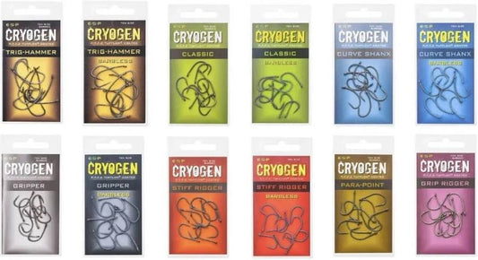 ESP Cryogen Fishing Hooks - Barbed & Barbless